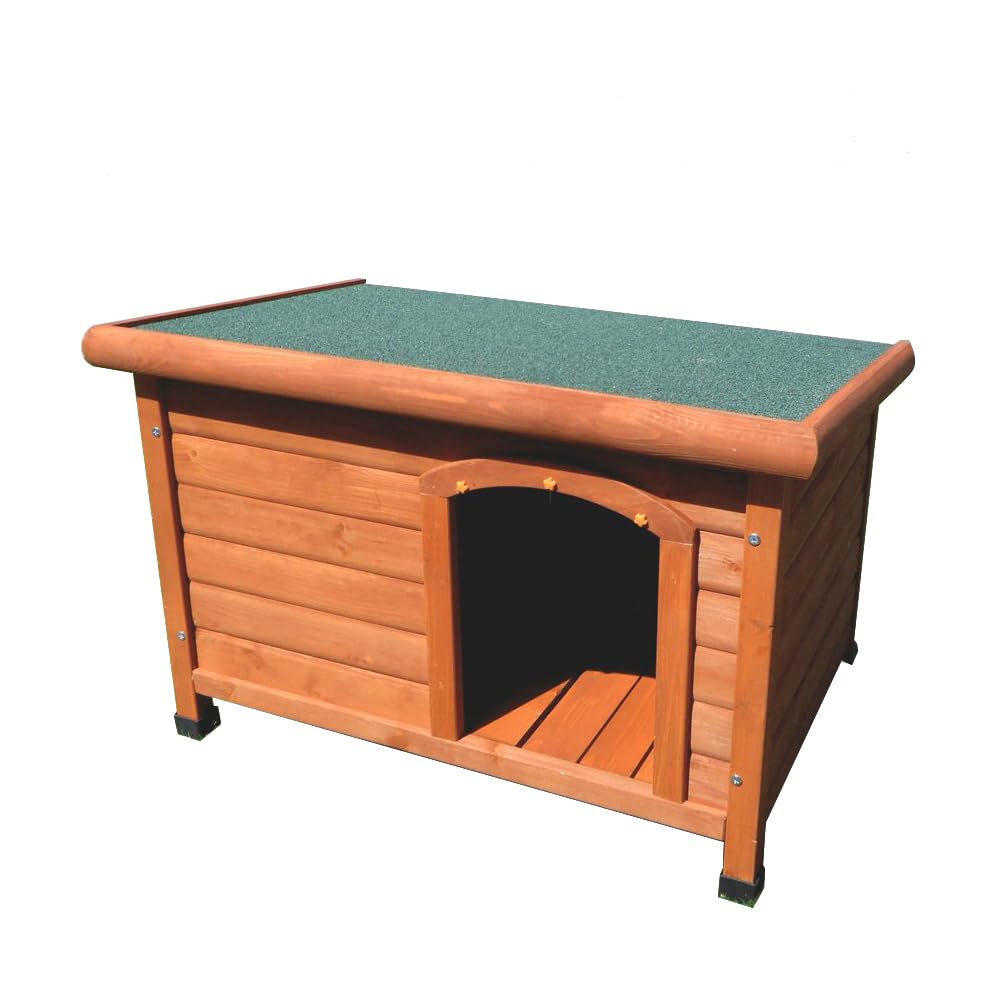 Amazon | アークランズ 犬小屋 片屋根木製犬舎 Sサイズ 屋外 小型犬